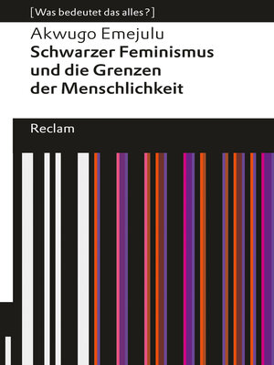 cover image of Schwarzer Feminismus und die Grenzen des Menschseins